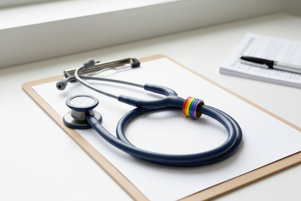 Rainbow Stethoscope Clip No Person